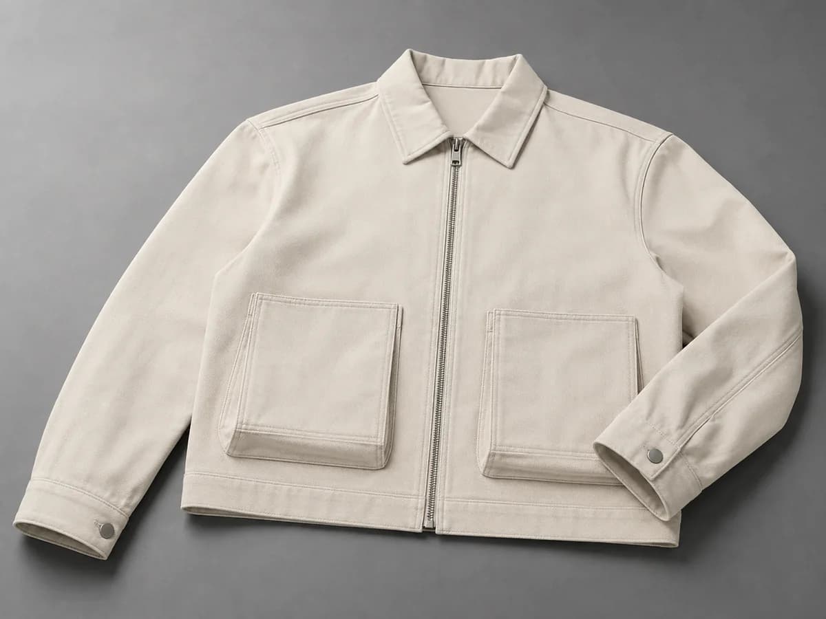 Raw Streetwear Garment → Garment-Dyed / Distressed Result before wash