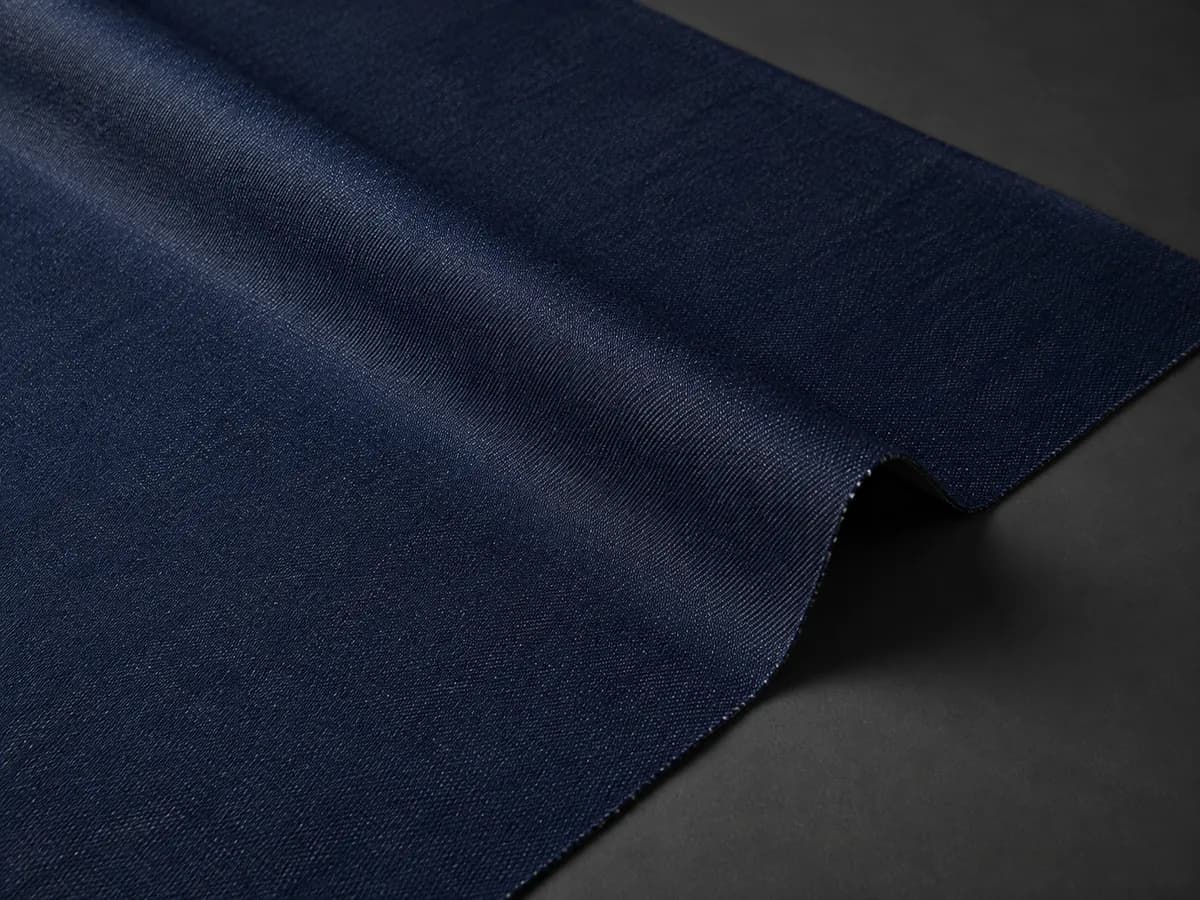100% Cotton Rigid Denim denim fabric close-up