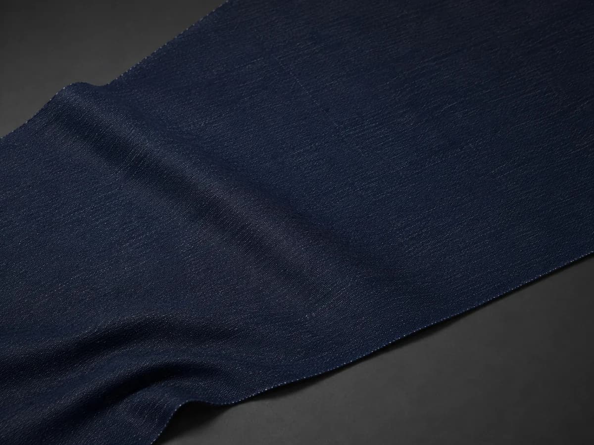 Slub / Textured Denim denim fabric close-up