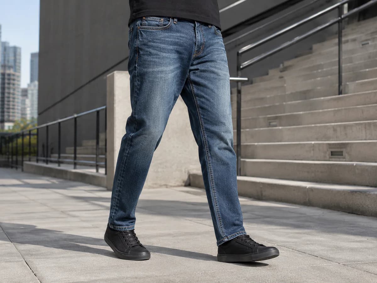Relaxed / Tapered Jeans denim style