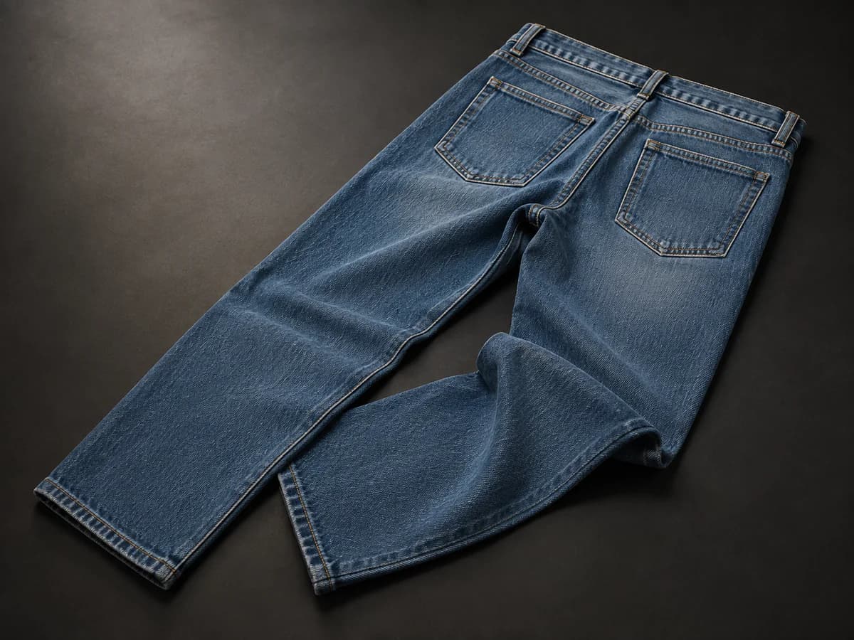 Stonewashed Direction denim wash effect
