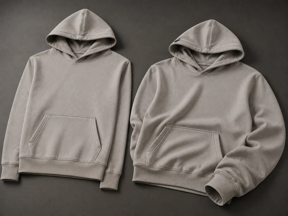 Enzyme / Softening Wash hoodie colour and wash effect