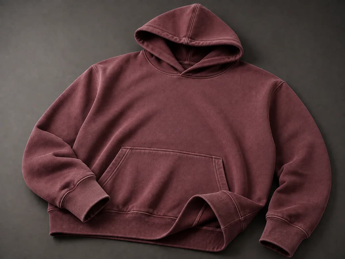 Vintage / Faded Wash hoodie colour and wash effect