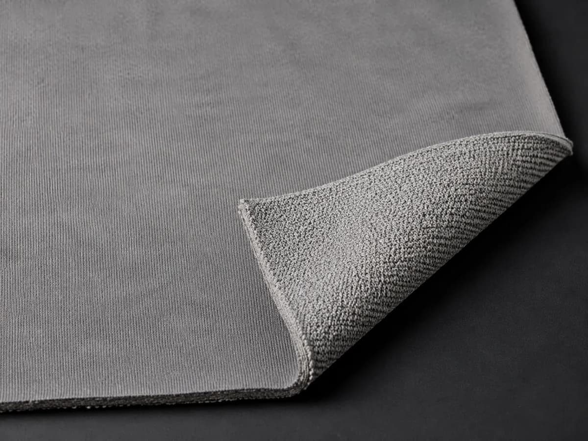 French Terry / Loopback Jersey hoodie fabric close-up