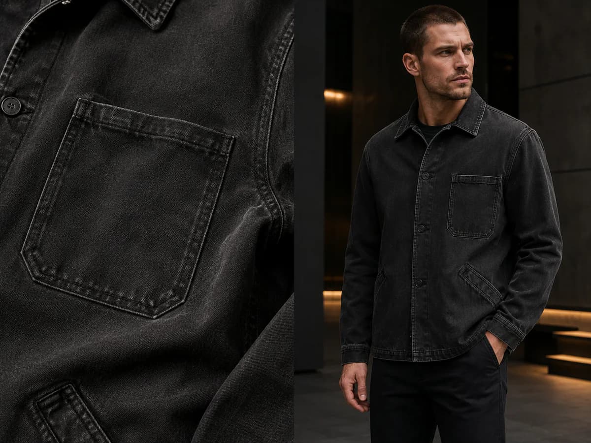 Vintage Wash applied to custom outerwear