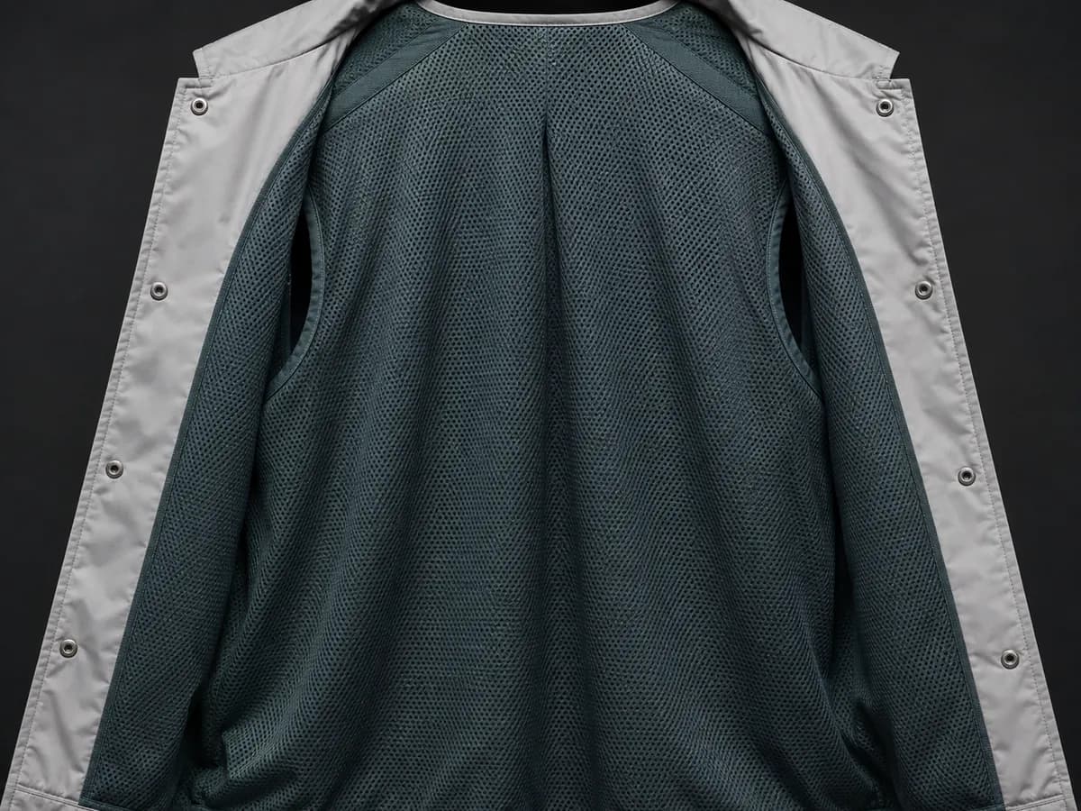 Mesh Lining outerwear lining reference