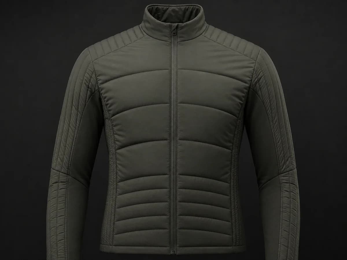 Body-Mapped Quilting outerwear quilting and filling reference