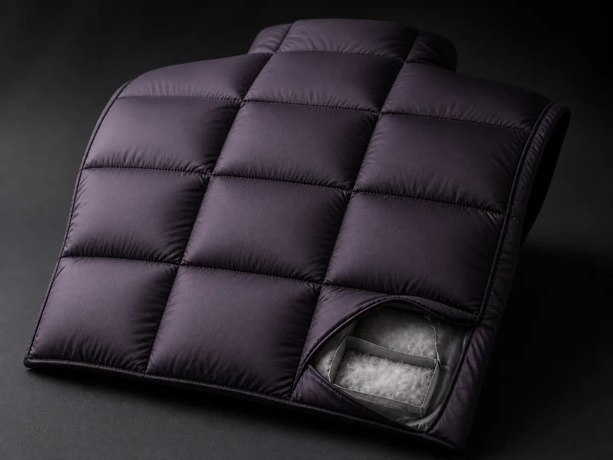 Migration and Cold-Spot Control outerwear quilting and filling reference