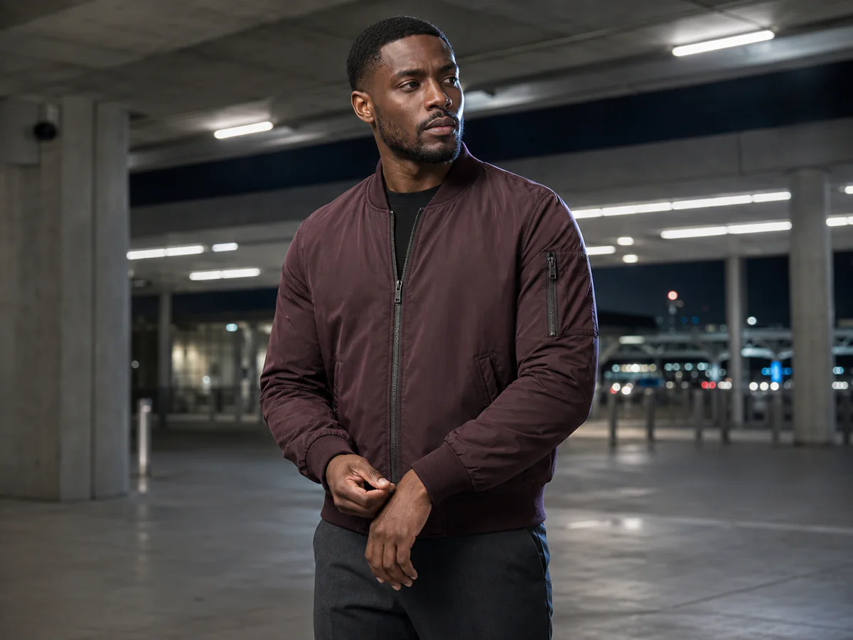 Bomber Jacket outerwear style reference