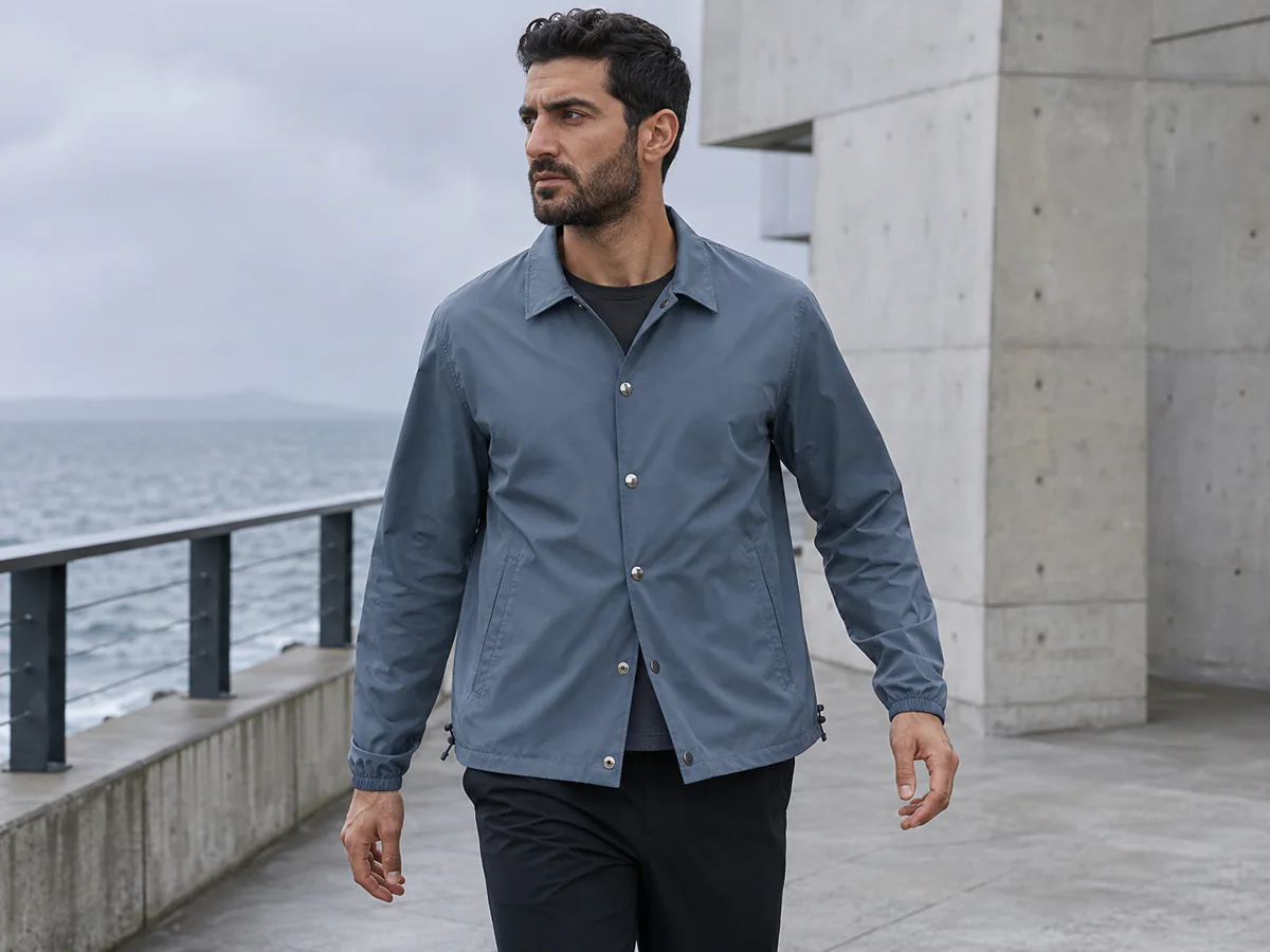 Coach Jacket / Windbreaker outerwear style reference