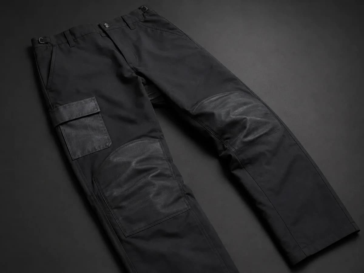 Project-Specific Surface Treatment pants color and wash effect