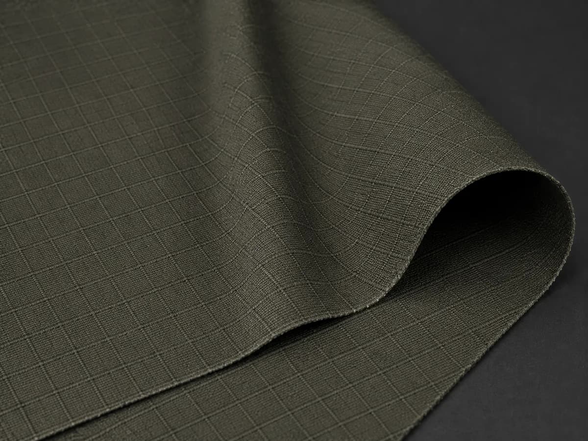 Ripstop fabric swatch for pants and shorts