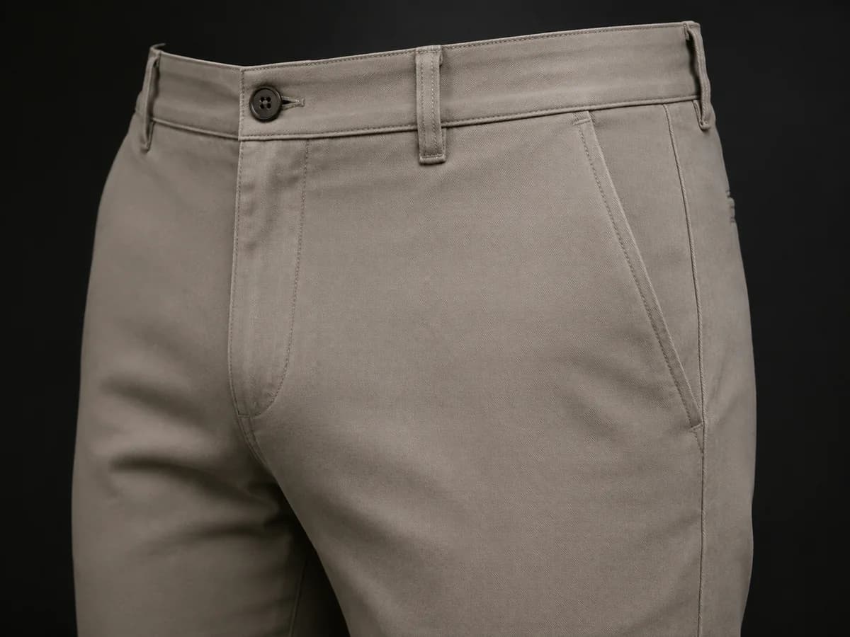 Slant Pocket pants pocket construction detail