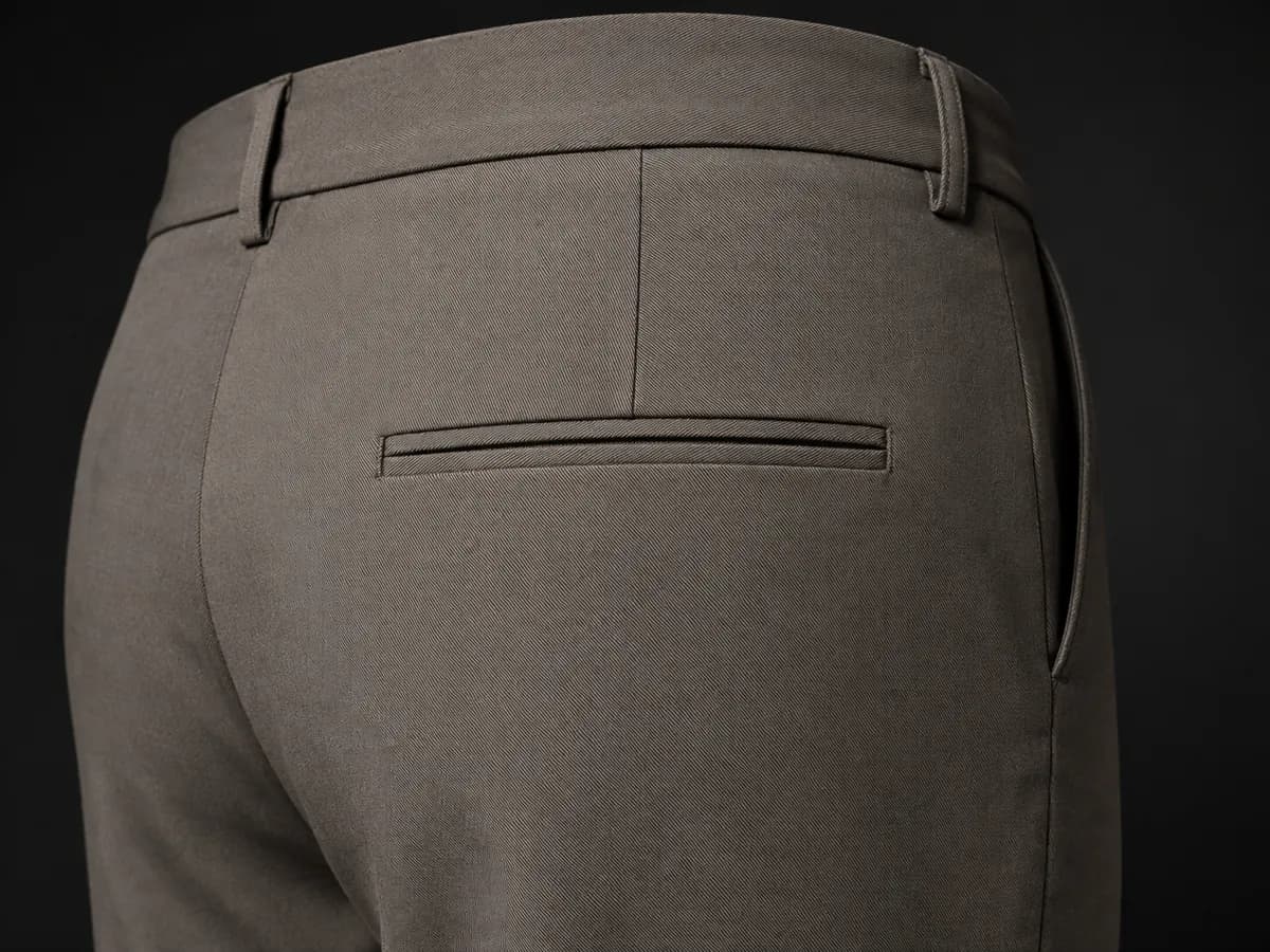 Welt Pocket pants pocket construction detail