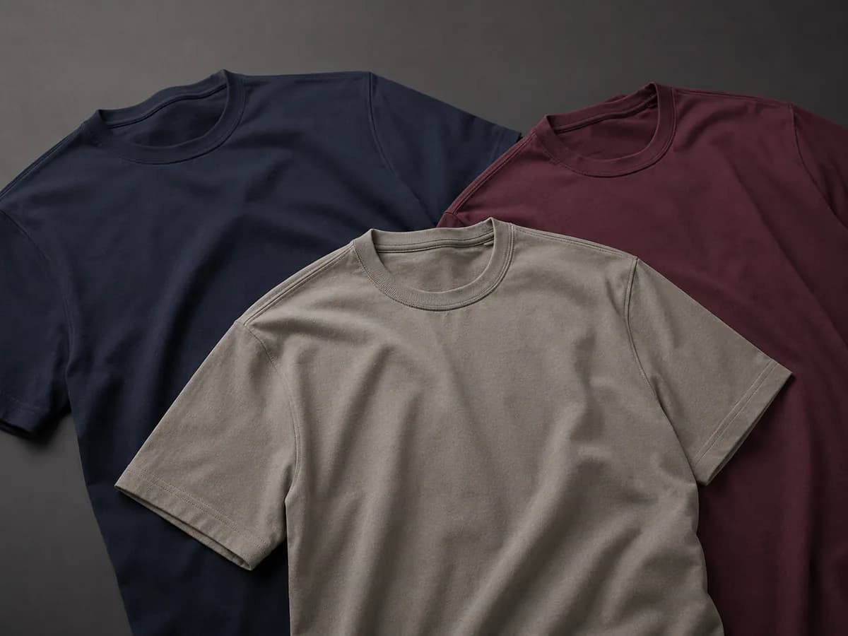 Standard Fabric Color T-shirt color and wash effect