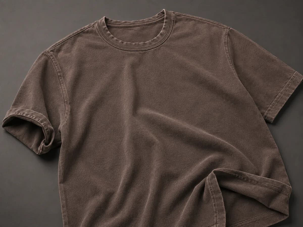 Vintage Wash T-shirt color and wash effect