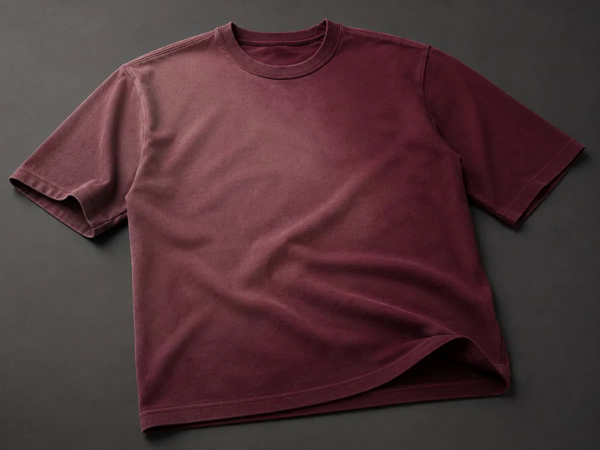 Faded / Uneven Effects T-shirt color and wash effect