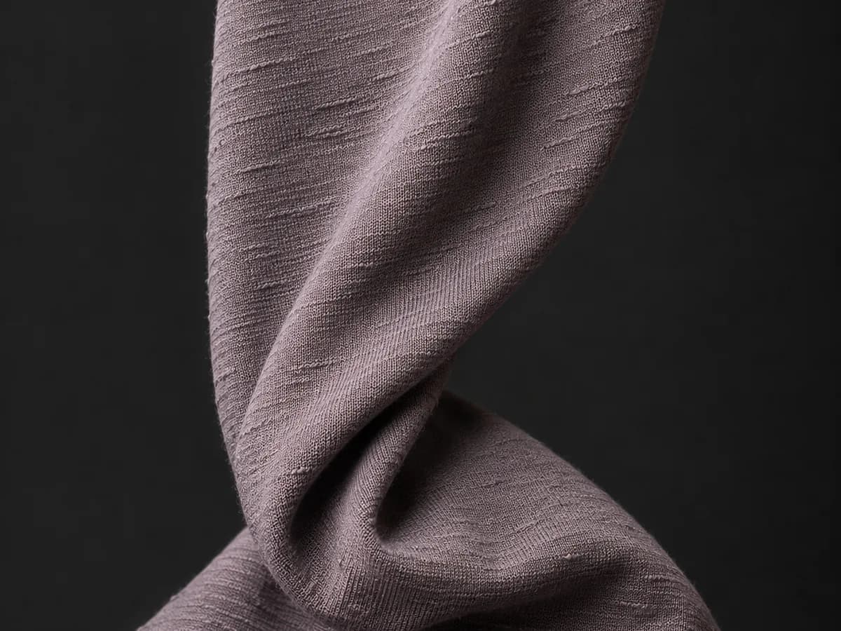Slub / Textured Jersey fabric swatch