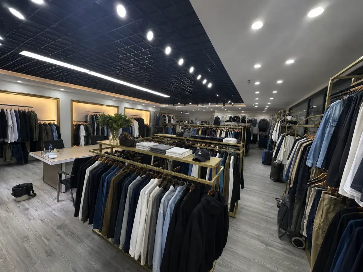 KAOUYOU Dongguan menswear sample showroom