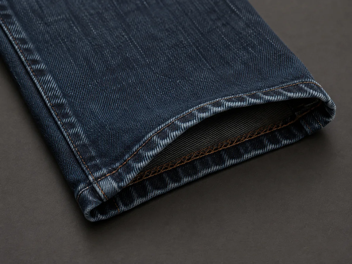 Chain Stitch / Hem construction detail