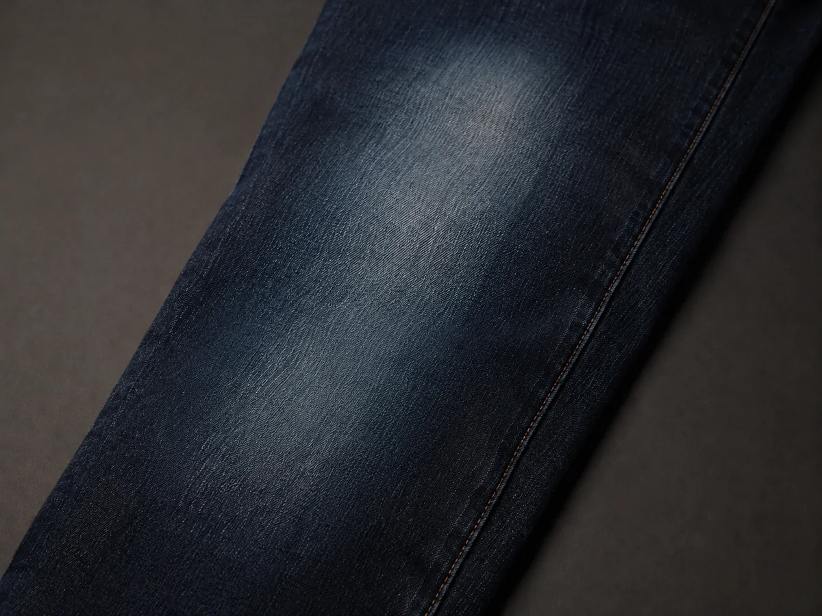 Hand Sanding denim distressing effect