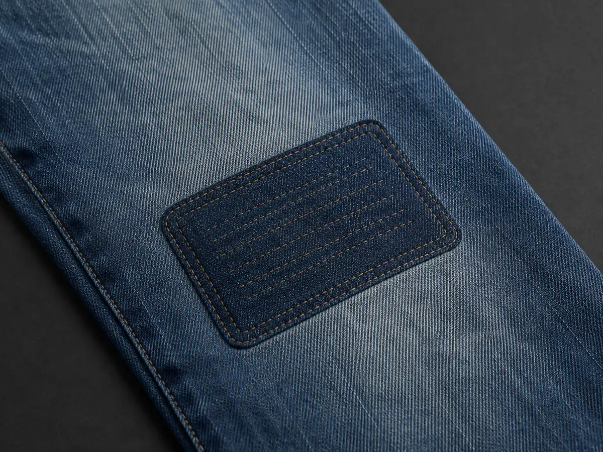 Patch & Repair denim distressing effect
