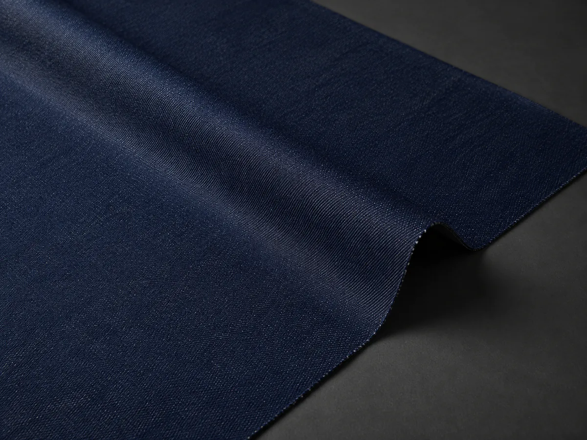 100% Cotton Rigid Denim denim fabric close-up
