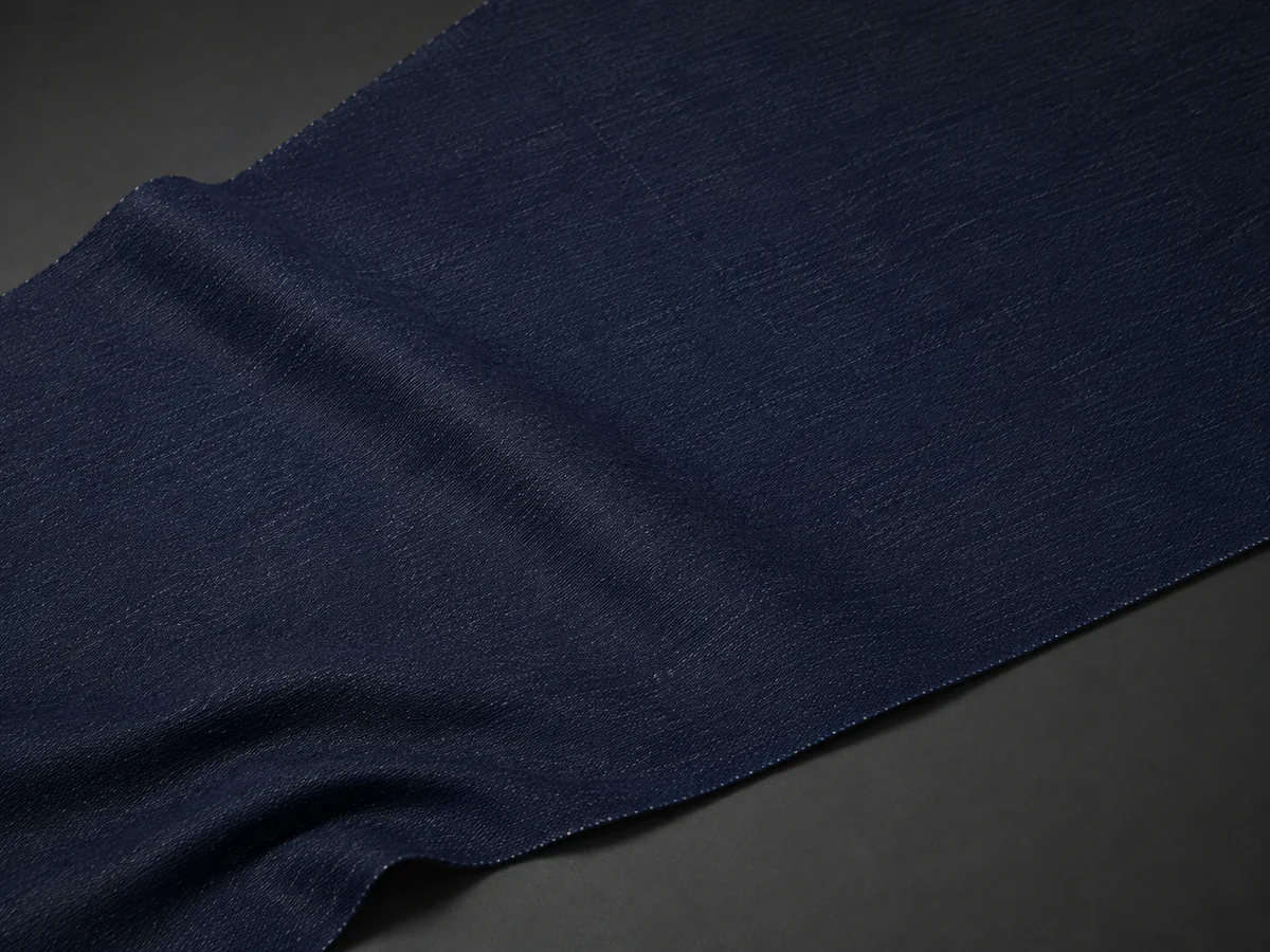Slub / Textured Denim denim fabric close-up