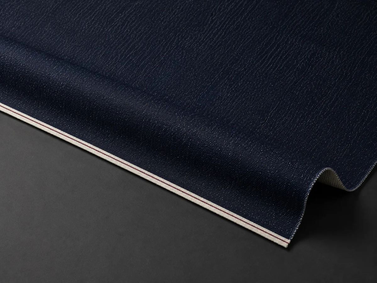 Selvedge Denim Direction denim fabric close-up