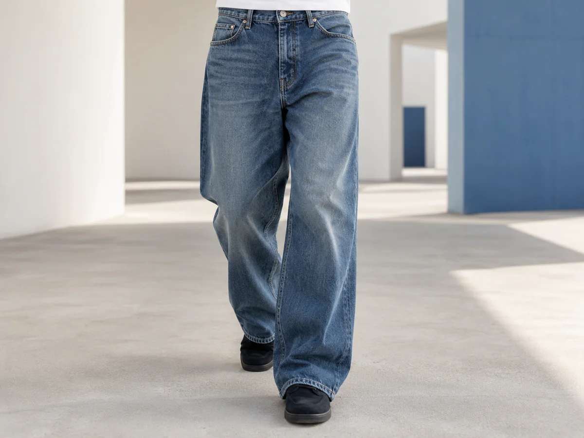 Baggy / Wide-Leg Jeans denim style