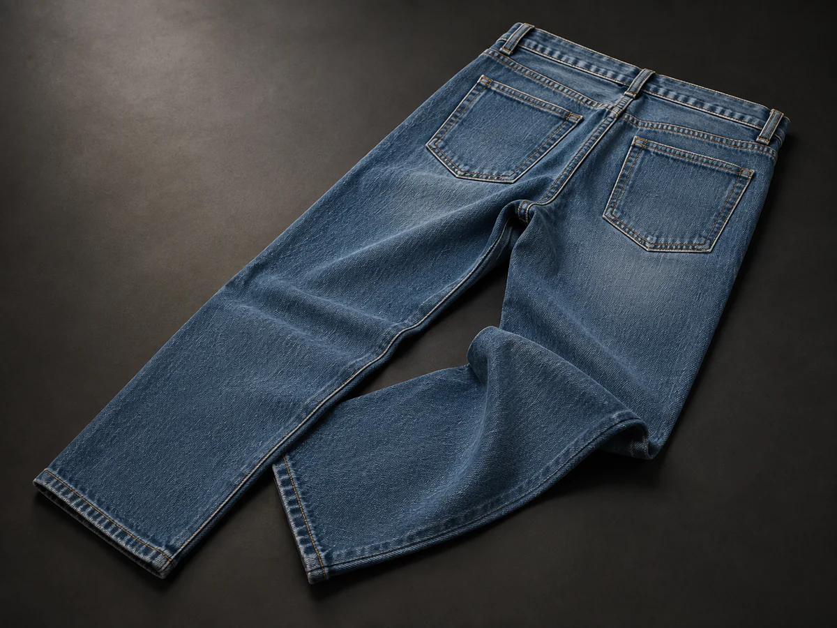 Stonewashed Direction denim wash effect