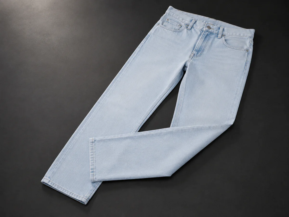 Bleached / Lightened Effect denim wash effect
