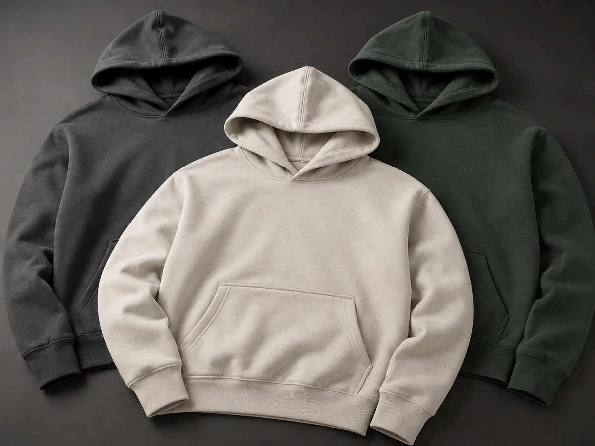 Standard Fabric Colour hoodie colour and wash effect