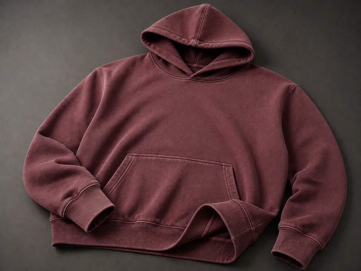 Vintage / Faded Wash hoodie colour and wash effect