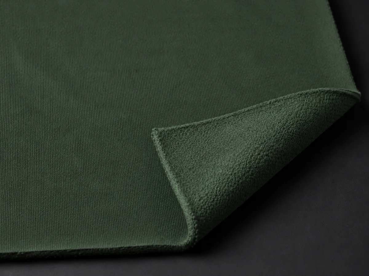 Brushed Fleece hoodie fabric close-up