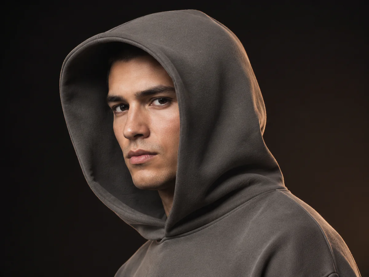 Hood Volume & Depth hoodie construction detail