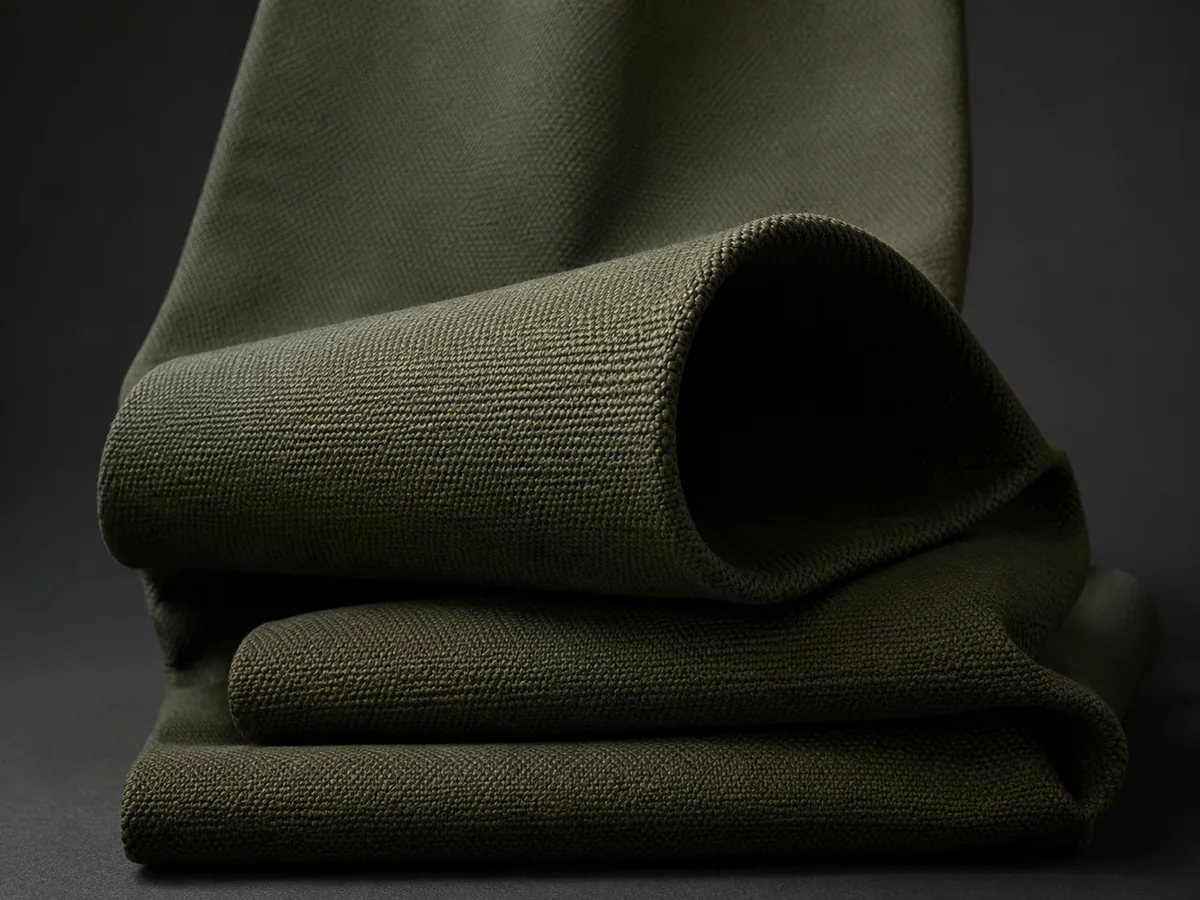 Canvas / Duck Canvas outerwear shell fabric close-up