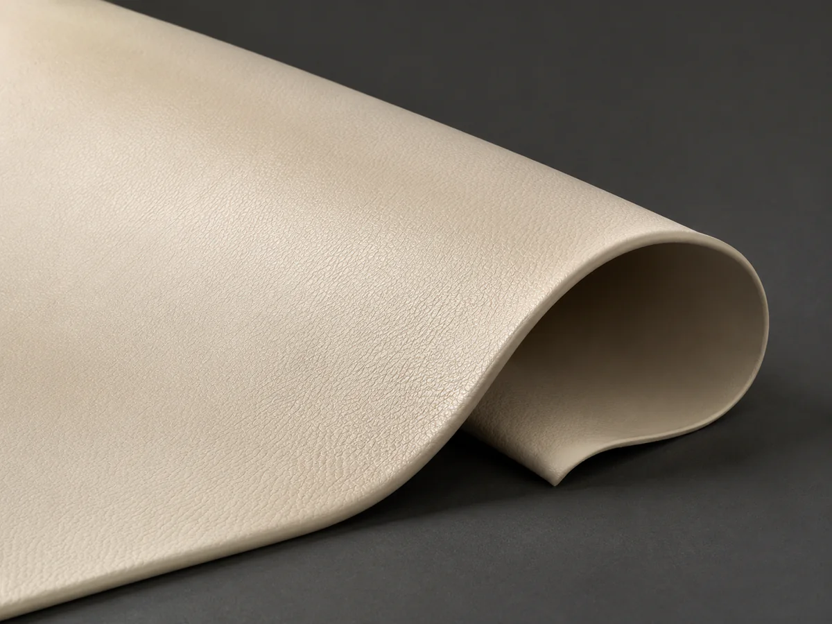 PU / Leather Direction outerwear shell fabric close-up