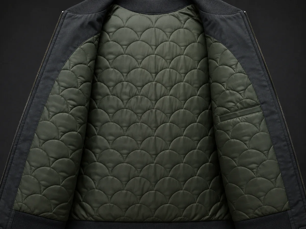Quilted Lining outerwear lining reference