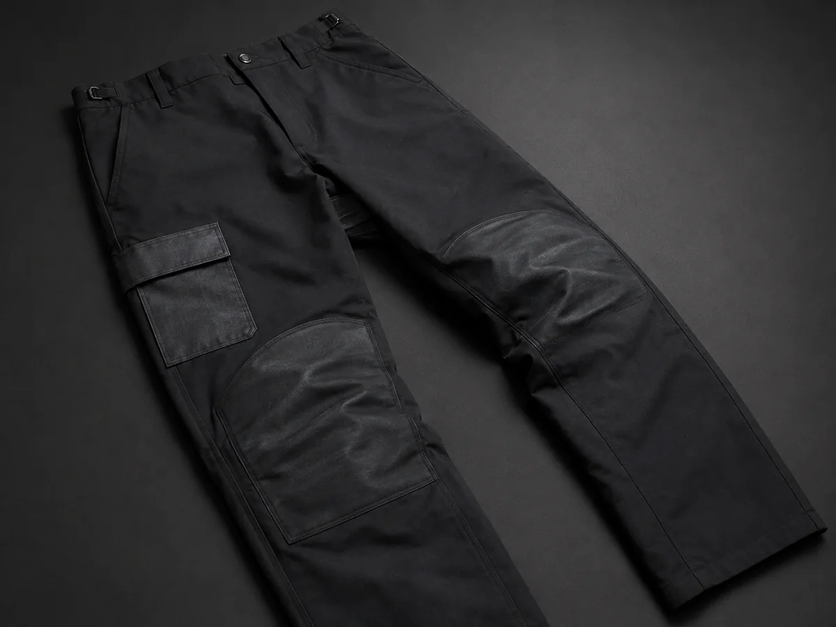 Project-Specific Surface Treatment pants color and wash effect