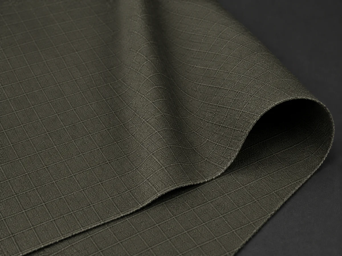 Ripstop fabric swatch for pants and shorts