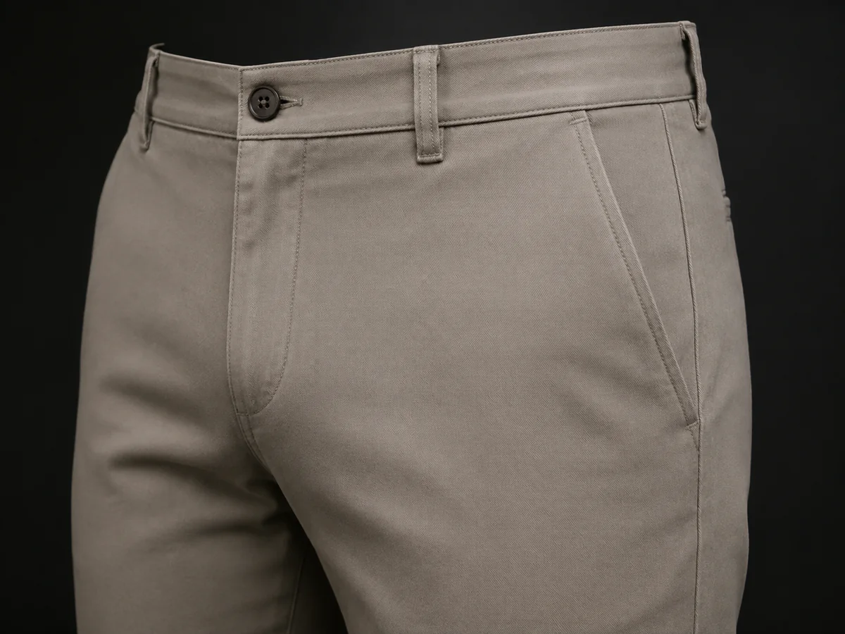 Slant Pocket pants pocket construction detail