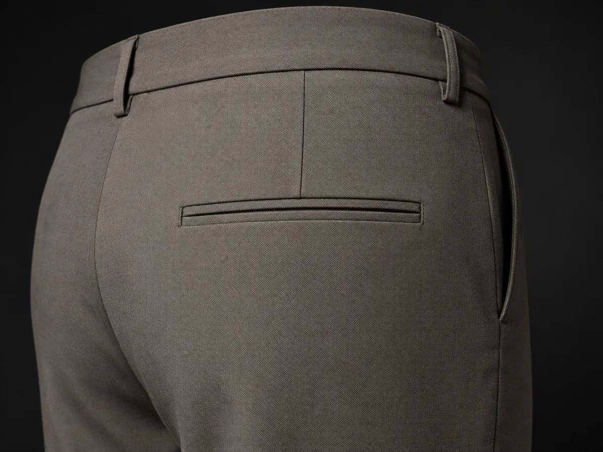 Welt Pocket pants pocket construction detail