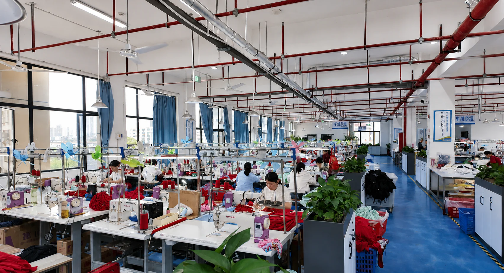 KAOUYOU Ganzhou garment production workshop